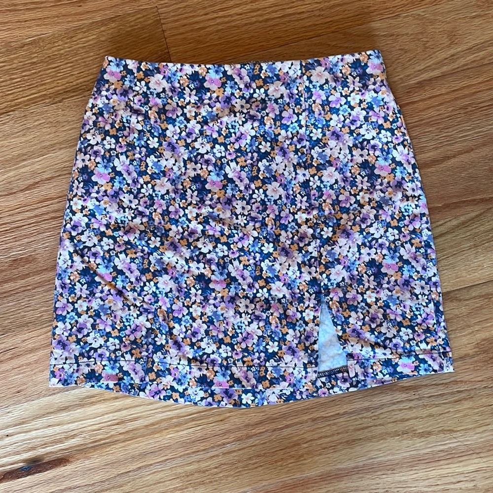 Floral Miniskirt